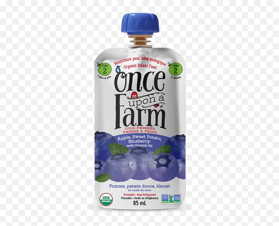 Apple Sweet Potato Blueberry - Once Upon A Farm Baby Food Png,Blueberries Png