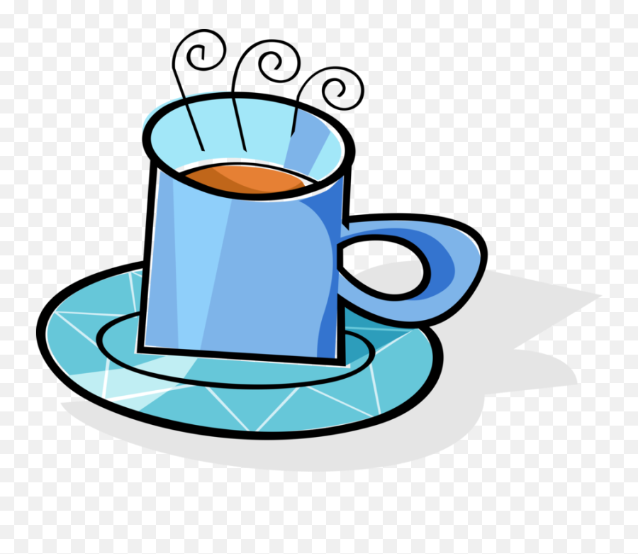 Coffee Cup Vector Png - Vector Illustration Of Cup Of Hot Coffee,Coffee Clipart Transparent