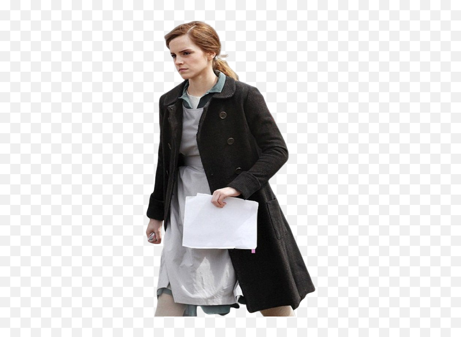 Regression Emma Watson Double Breasted Coat - Overcoat Png,Emma Watson Png