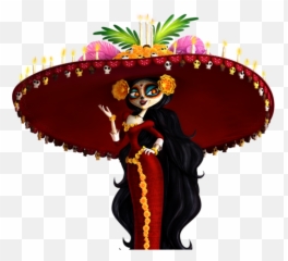 Catrina Png 4 Image - La Muerte Book Of Life,Catrina Png