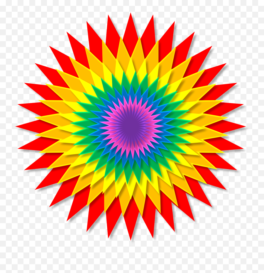 Sunburst Burst Rainbow - Lavkush Institute For Higher Education Png,Sun Burst Png