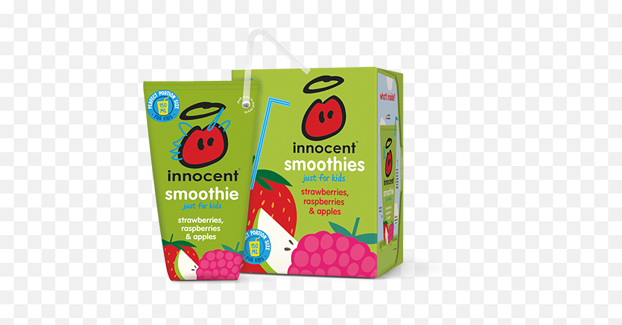 Strawberries Raspberries U0026 Apples - Innocent U2013 100 Pure Innocent Smoothie For Kids Png,Raspberries Png