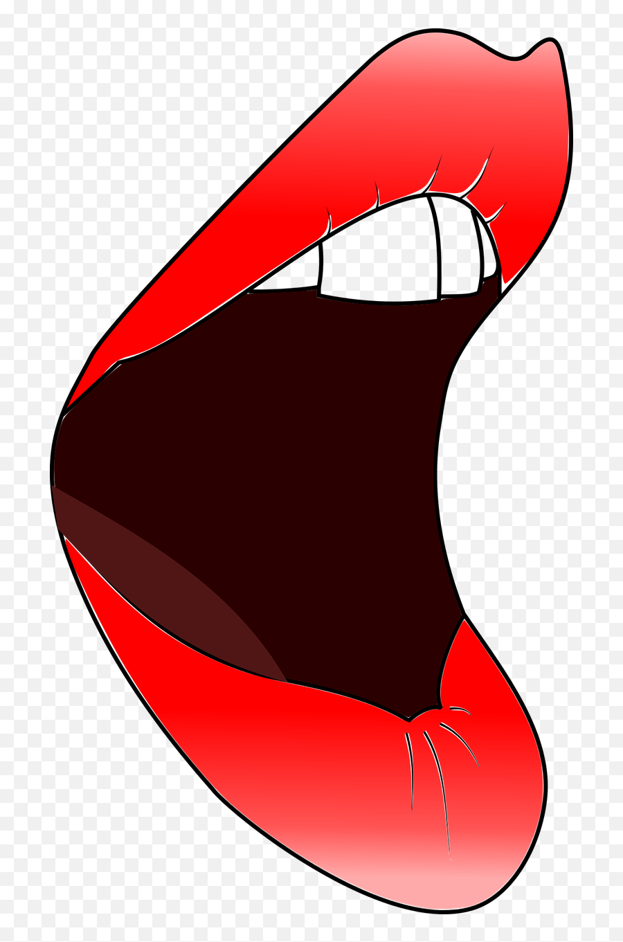 Lips Mouth Woman - Woman Mouth Open Png,Sing Png