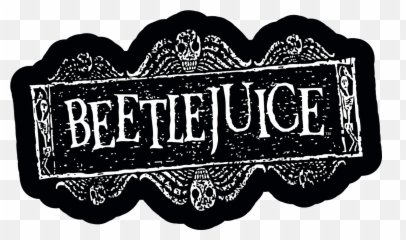 Beetlejuice Faded T - Shirt Black Calligraphy Png,Beetlejuice Png