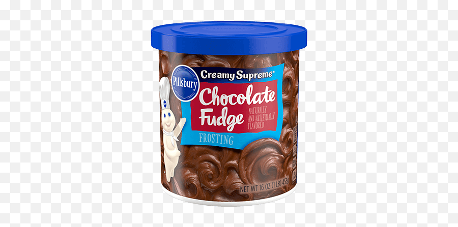 Creamy Supreme Chocolate Fudge Frosting Pillsbury - Pillsbury Creamy Supreme Dark Chocolate Frosting Png,Fudge Png