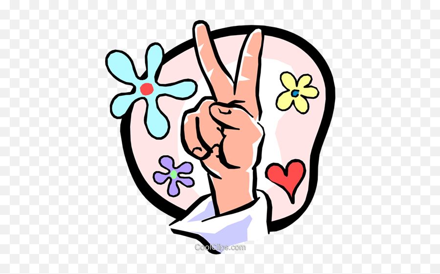 Peace Signhand Royalty Free Vector Clip Art Illustration Png Hand Sign