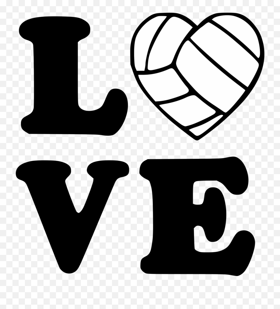 Volleyball Love Transparent Cartoon - Jingfm Volleyball Love Png,Volleyball Clipart Transparent Background