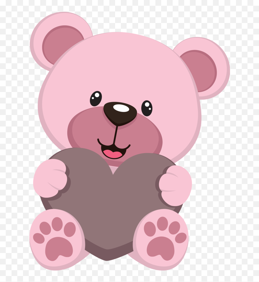 Baby Shower Clipart Teddy Bear - Pink Teddy Bear Clipart Png,Bear Clipart Png
