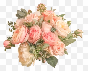 Flower Flowers Pastel Bouquet Boquet - Garden Roses Flowers Pastel png