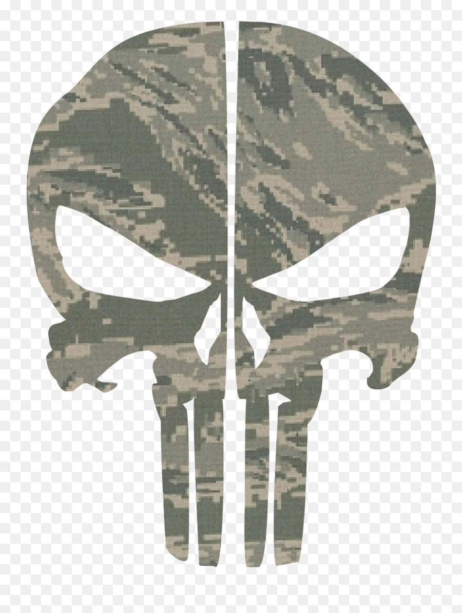 Air Force Digtial Camo Punisher Skull - Camouflage Punisher Skull Transparent Png,Punisher Skull Transparent