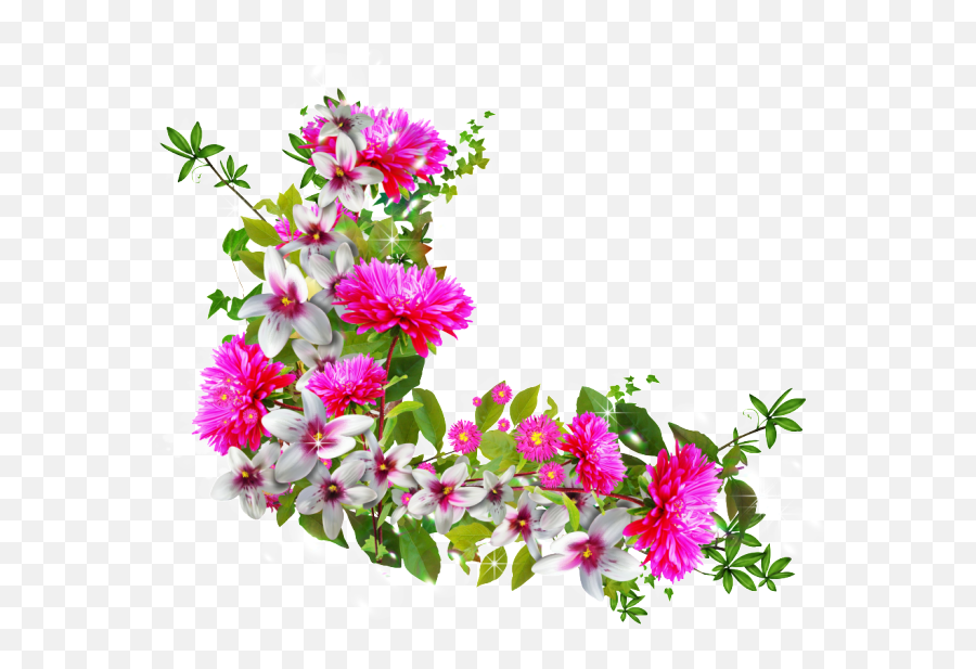 High Definition Flower Border Flowers - High Definition Flower Border Png,Definition Png