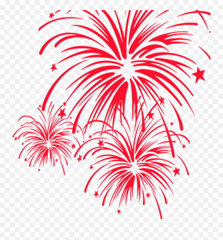 Clipart Fireworks Firework Chinese - Red Fireworks Clip Art Png,Fireworks Clipart Transparent