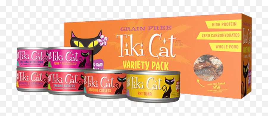 Tiki Cat King Kamehameha Variety Pack 1228 Oz L1x 759124 - Cat Food Png,Kamehameha Png