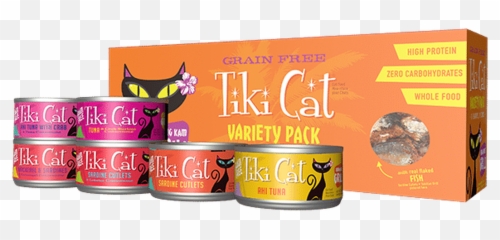 Tiki Cat King Kamehameha Variety Pack 1228 Oz L1x 759124 - Cat Food Png,Kamehameha Png
