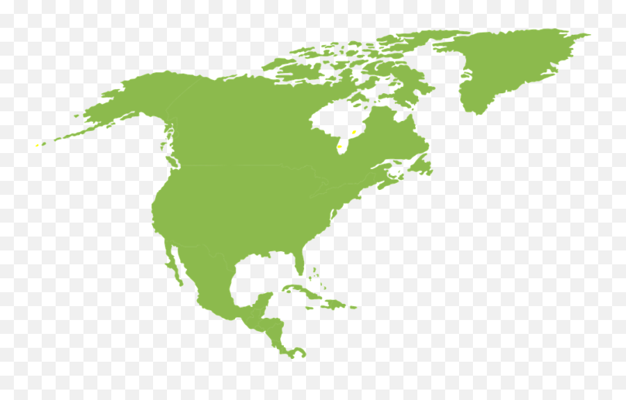 Map North America Continent - Each Country Leads The World Png,North Png