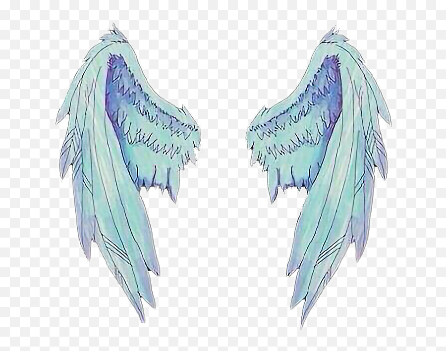 Transparent Dividers Tumblr Blue - Transparent Background Angel Wings Png,Tumblr Transparents Blue