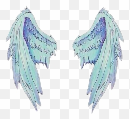 Transparent Dividers Tumblr Blue - Background Angel Wings Png