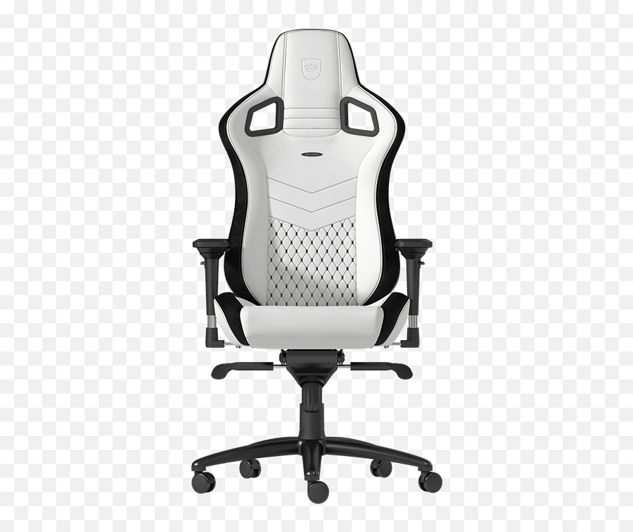 Noblechairs Icon Real Leather Gaming Chair Midnight - Blue I Noblechairs Epic Gaming Chair White Png,Noblechairs Icon