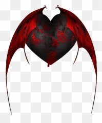 Gothic Tattoos Cut Out - 8610 TransparentPNG Devil Heart Png