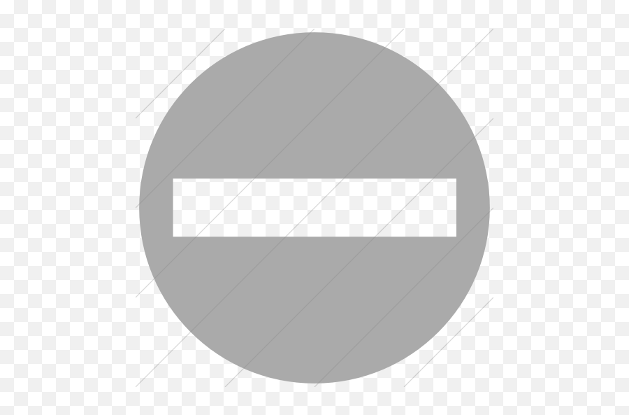 Iconsetc Simple Gray Aiga No Entry Icon - Dot Png,Entry Icon
