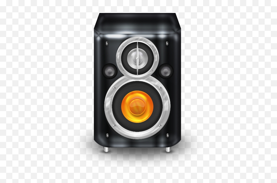 Graphite Orange Speaker Icon - Orange Speaker Png,Iphone Speaker Icon