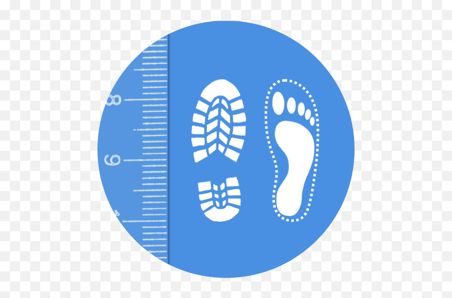 Shoe Size Meter - Apps On Google Play Footsteps For Social Distancing Png,Foot Icon