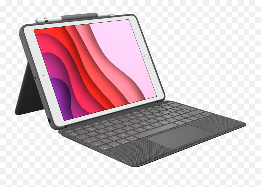 Logitech Combo Touch - Ipad Keyboard Case With Trackpad Pink Ipad Air 3 Case With Keyboard Png,Color Icon™ Rainbow Highlighter