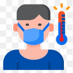 Virus Covid19 Corona Mask Tempurature Free Icon Of - Mascara Covid Png