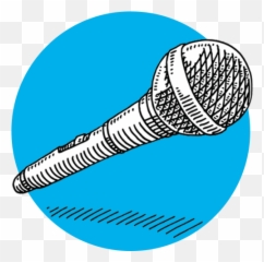 Engaged Pupils Through Non Fiction First News Education - Microphone Hand Drawn png