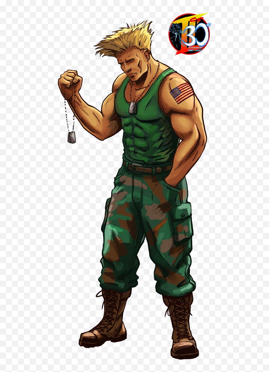 Download Captain Guile Street Fighter - Street Fighter Guile Png,Street Fighter Png