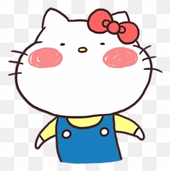 Hello Kitty - Telegram Sticker English Usamaru png
