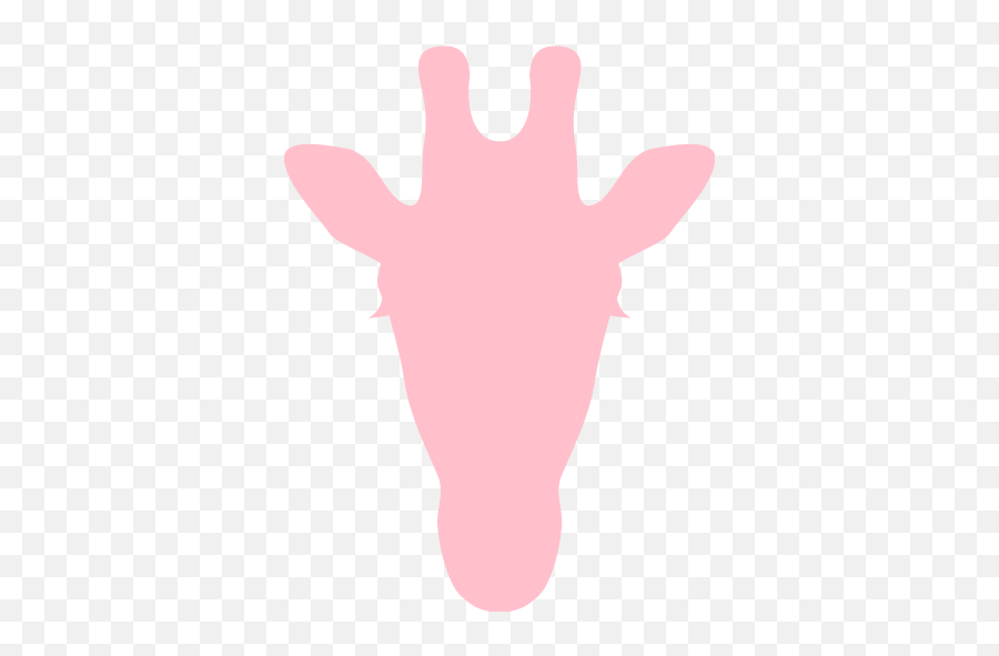 Pink Giraffe Icon - Free Pink Animal Icons Bovidae Png,Animal Icon Free