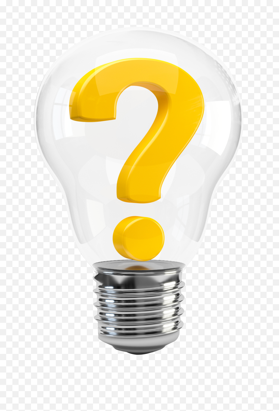 Transparent Png Image Free - Bulb With Question Mark Png,Light Bulb Png