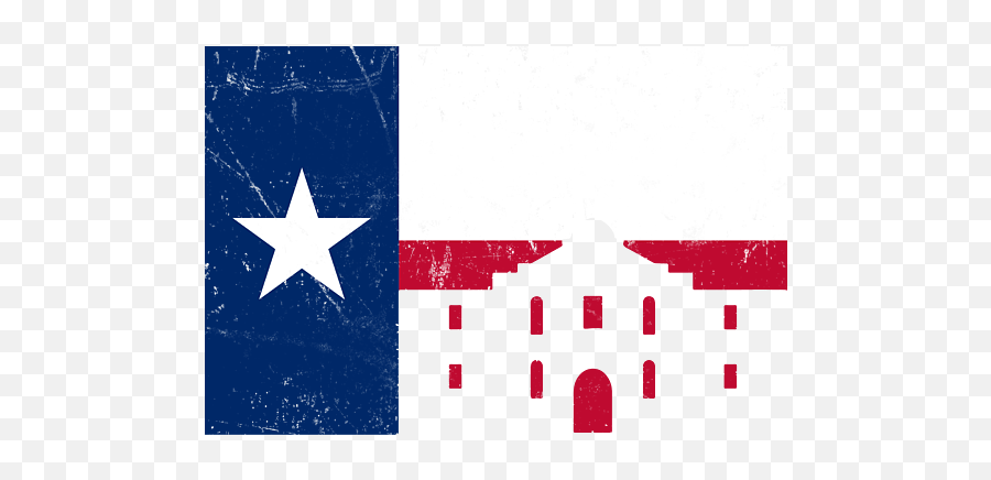 Alamo San Antonio Texas Flag Apparel Womenu0027s T - Shirt For Byways Png,Texas Flag Icon