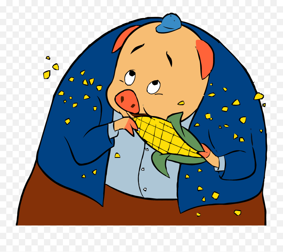 Chicken Little Pig Corn Clipart Png - Chicken Little Pig Corn,Corn Clipart Png