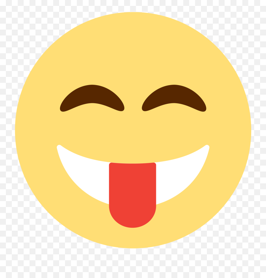 Tongue Emoji Svg Cut File - Smiley Png,Tongue Emoji Png