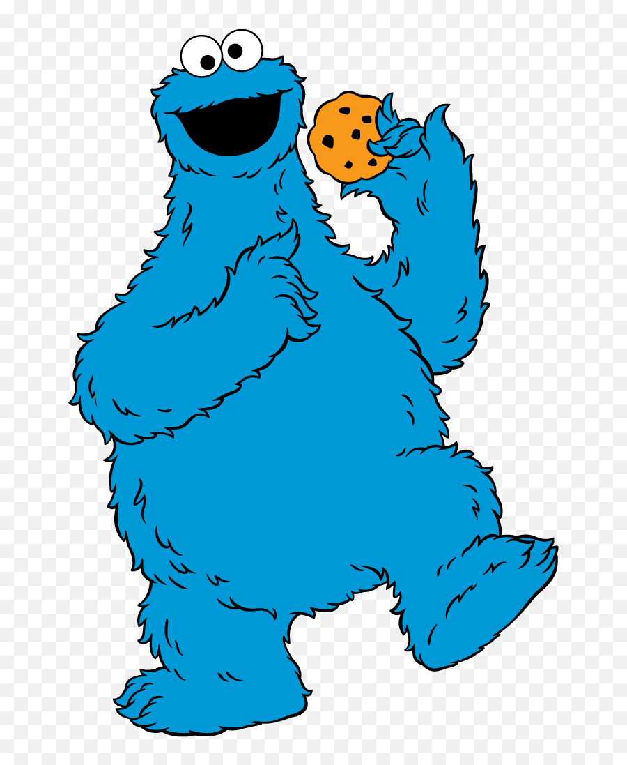 Monster Face Png - Cookie Monster Clipart,Cookie Monster Png