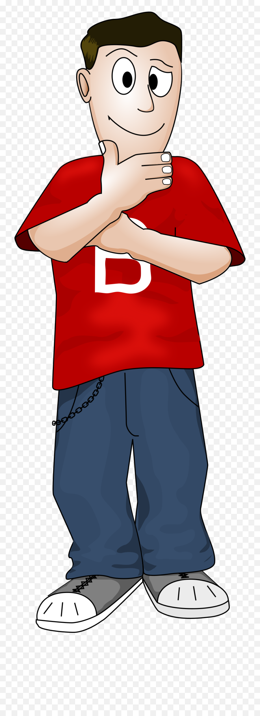 Student Clipart Png Picture 528688 Boy Thinking - Dark Skin Boy Cartoon,Student Clipart Png