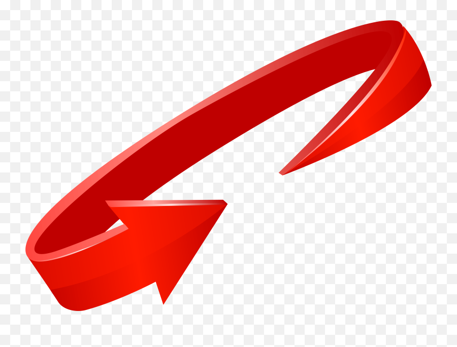 Red Circle Arrow Logo - 3d Circular Arrow Png,Red Transparent Arrow