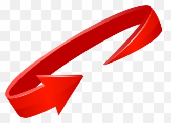 Red Circle Arrow Logo - 3d Circular Png