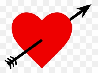 Love Heart Png - With An Arrow