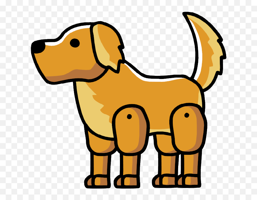Scribblenauts Golden Retriever - Dog Clipart Png Golden Retriever,Golden Retriever Transparent Background