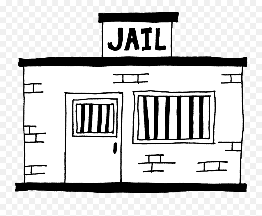 Jail Clipart Culprit - Jail Clip Art Transparent Cartoon Cartoon Jail Clipart Png,Prison Bars Transparent Background