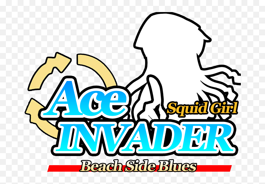 Ace Invader Squid Girl Shinryaku Ika Musume Know Your - Clip Art Png,Ace Attorney Logo