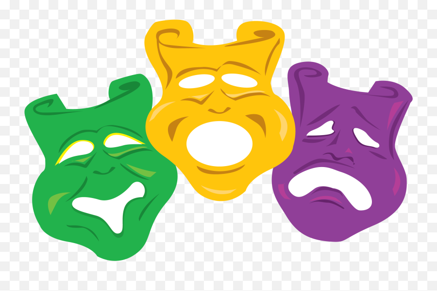 Mardi Gras Colors Mask Clip Art - Transparent Background Mardi Gras Clipart Png,Mardi Gras Mask Png