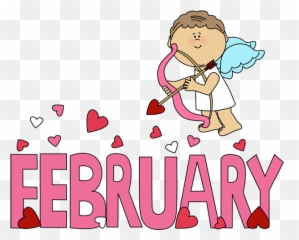 Valentines Clip Art February - February Valentine Clip Art Png,February Png