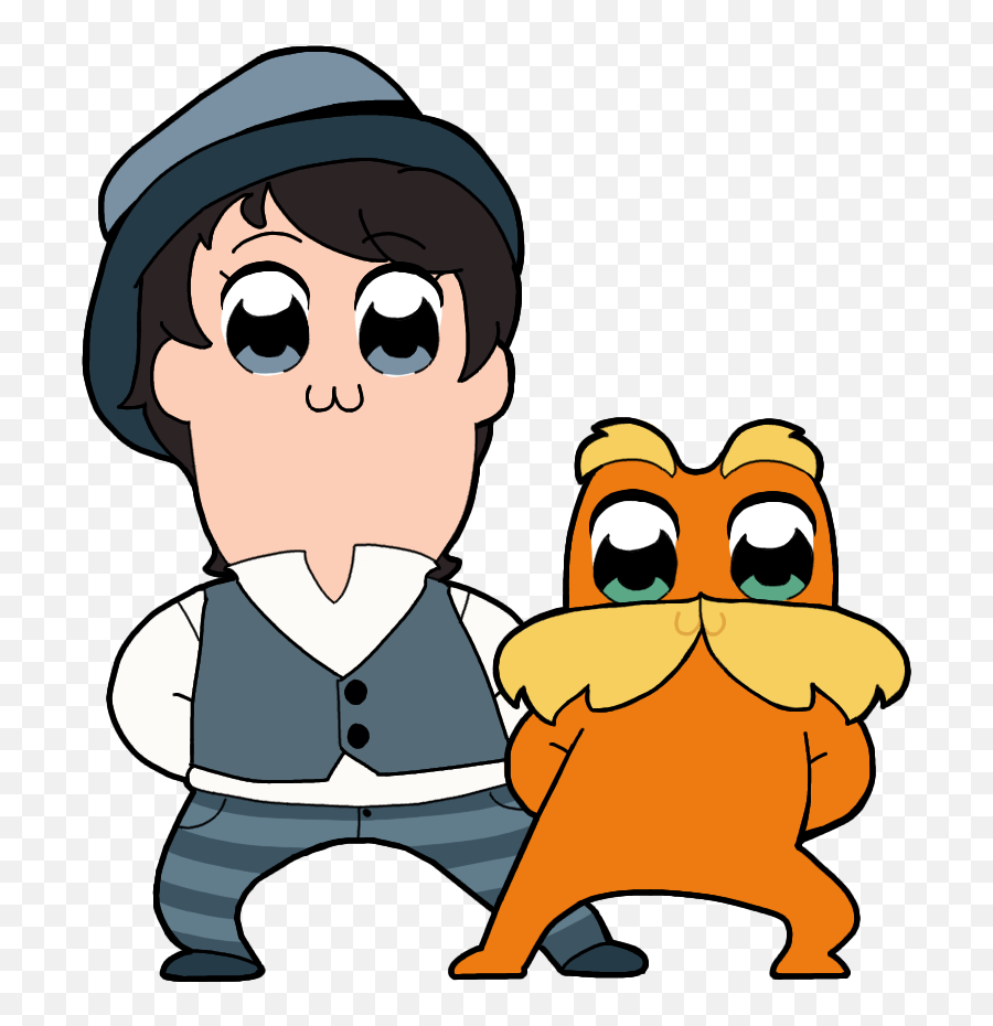 Pop Team Epic The Lorax Clipart Png - Lorax Png,Lorax Png