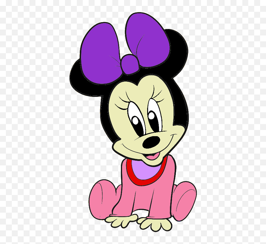 Baby Minnie Mouse Png - Easy Minnie Mouse Drawing,Baby Minnie Mouse Png
