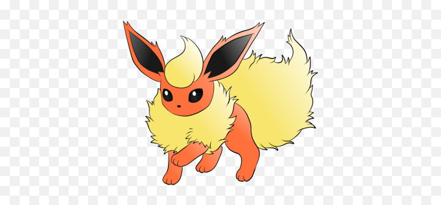 Pokemon Png And Vectors For Free - Flareon Pokemon Png,Flareon Png