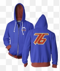Download Hd Overwatch Ultimate Soldier 76 Zip - Up Hoodie Five Finger Death Punch Hoodies Png,Soldier 76 Png